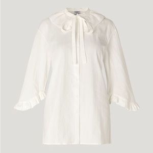 Baum und Pferdgarten size 6 Muneera blouse in Cloud Dancer